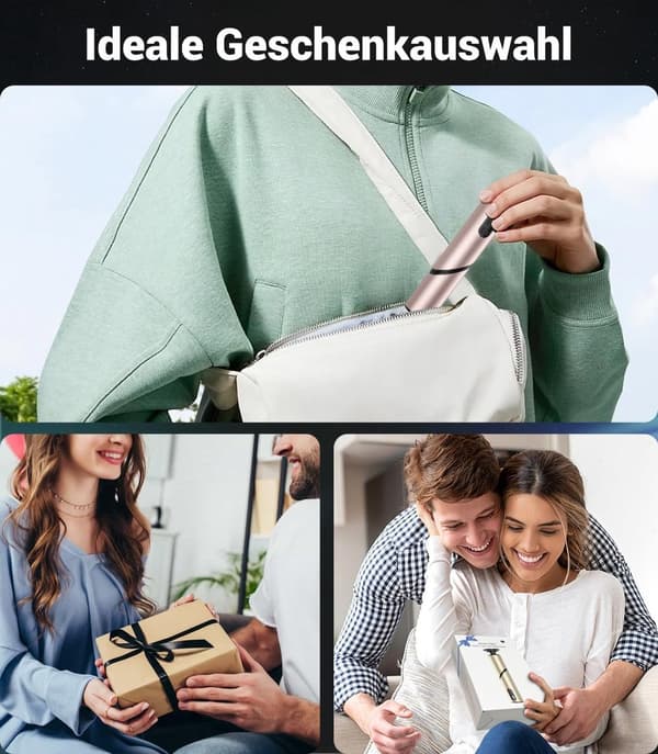 Sammenfoldelig, sensorstyret elektrisk callusfjerner, USB genopladelig, til fodpleje derhjemme.