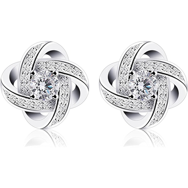 Earrings Women's Stud Earrings, 925 Sterling Silver Earrings