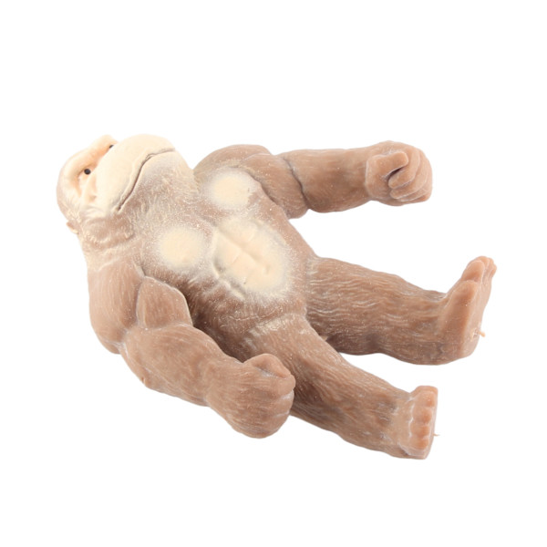 Flexibel Gorillafigur för Vridning, Dragande, Böjning - Mjuk Gummigorillafigur, Stressavlastande Leksak, Avkopplingsspel