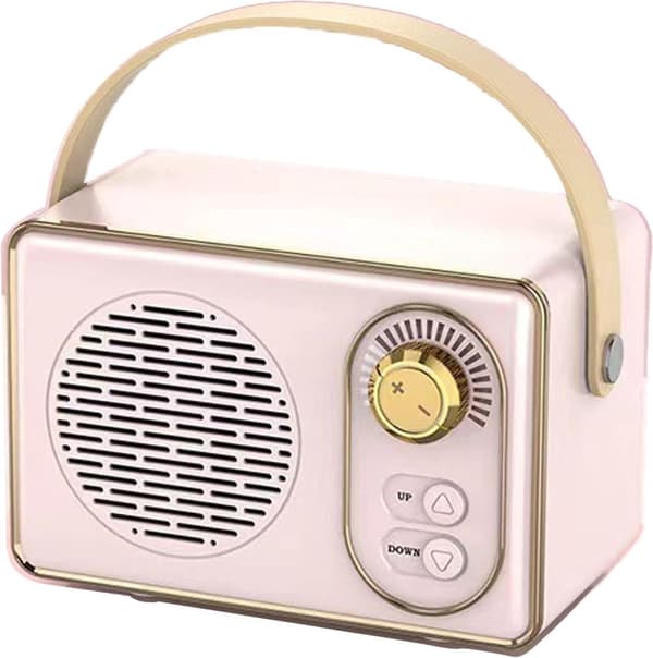 Högkvalitativ Retro Bluetooth-högtalare, Bluetooth-högtalare, med Ultralång Batteritid, grön