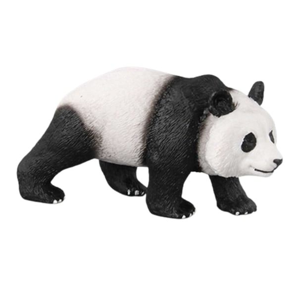 Panda Solid PVC Action Figur Desktop Dekorativ Ornament Samling Gave