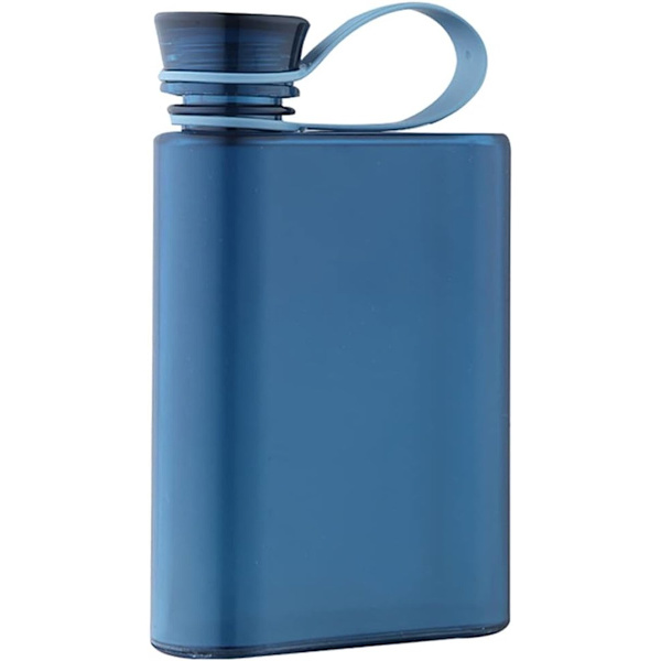 2 st platta vattenflaskor, platt vattenkopp, platt vattenkopp i plastmaterial, A5-pappersvattenflaskor, 500 ml
