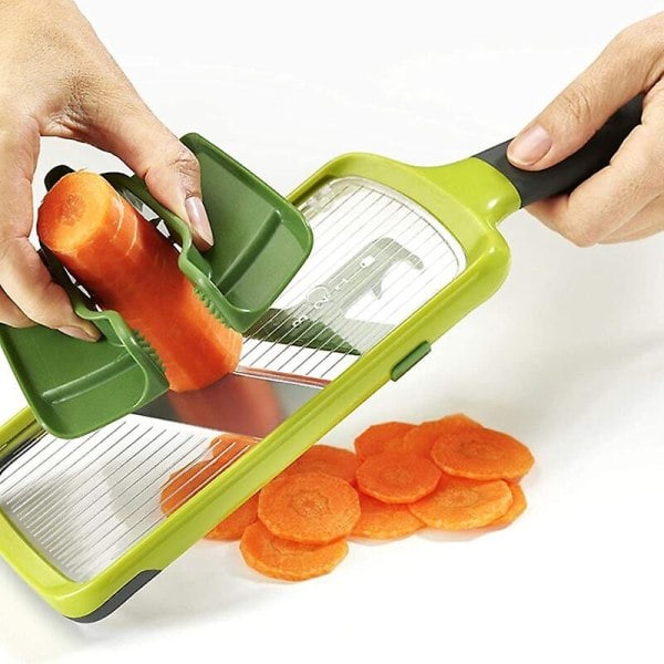 Vegetabilsskivare med exakt grepp om grönsaker - grön