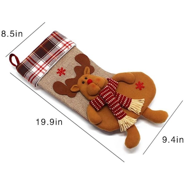 Julstrumpa Snögubbe Presentpåse Juldekorationer Nya Julsaker Julklappar
