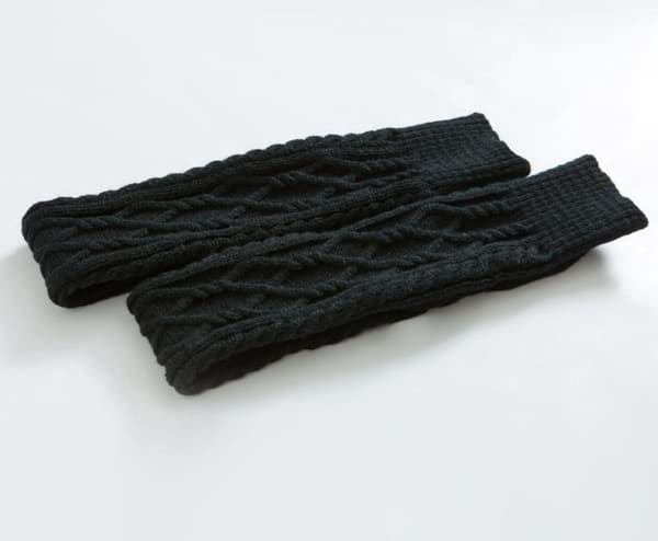 ING Dam vinter knästrumpor - Svart - 75cm