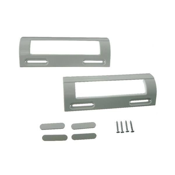 2 x Logik Universal Hvit Kjøleskap Fryser Dørhåndtak 80mm-150mm null none null