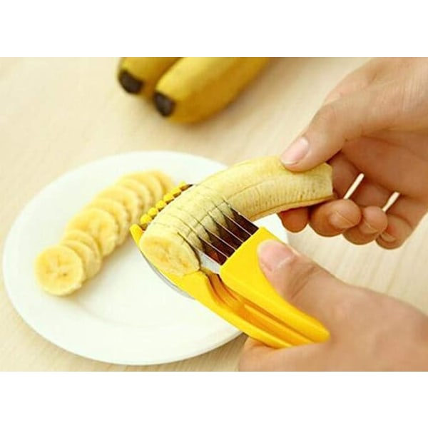 Rostfritt Stål Banan Frukt Skärare Skinka Korv Skärare Verktyg