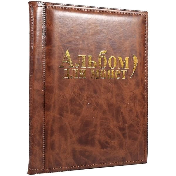 100 sidor Myntalbum Myntsamlare 250 fickor för mynt