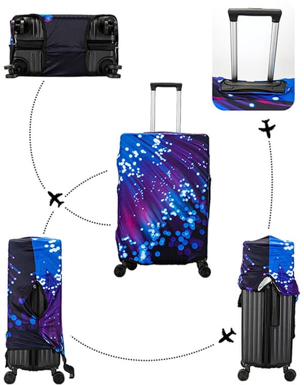 Elastiskt Bagageskydd - Skyddande Bagageskydd - Stort Bagageskydd - Tvättbart