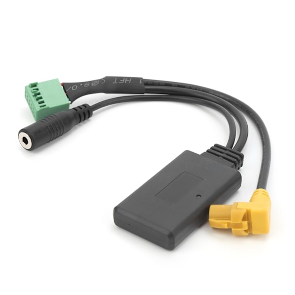 12-pins Bluetooth AUX-adapter for bil, multimedia bil lydkabel, mikrofon, handsfree, passer til MMI 3G / Q5 / A4L / A6L / Q7 / A5 / S5