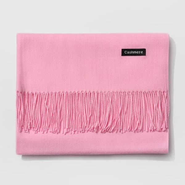 Lysrosa Viskose Sjal pink