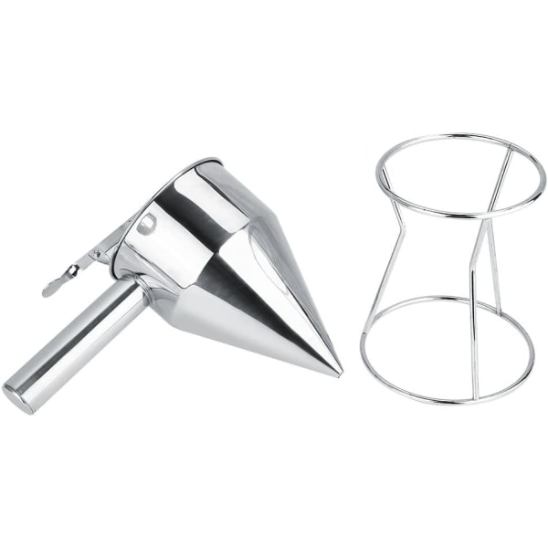 Piston tragt - Tilbage tragt dispenser i rustfrit stål