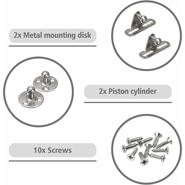 PCS Kaasujouset 120N Hydraulinen Kaappijousi Kaasujousi Alkuperäinen Keittiön Kaapin Ovi Pneumaattinen Varsi Nostoon K