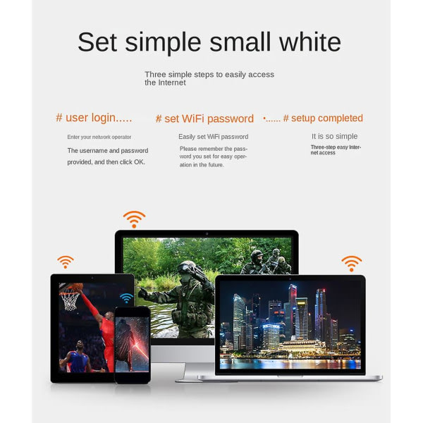 4G LTE Wifi-router 300 m Cat4 32 Wifi-router RJ