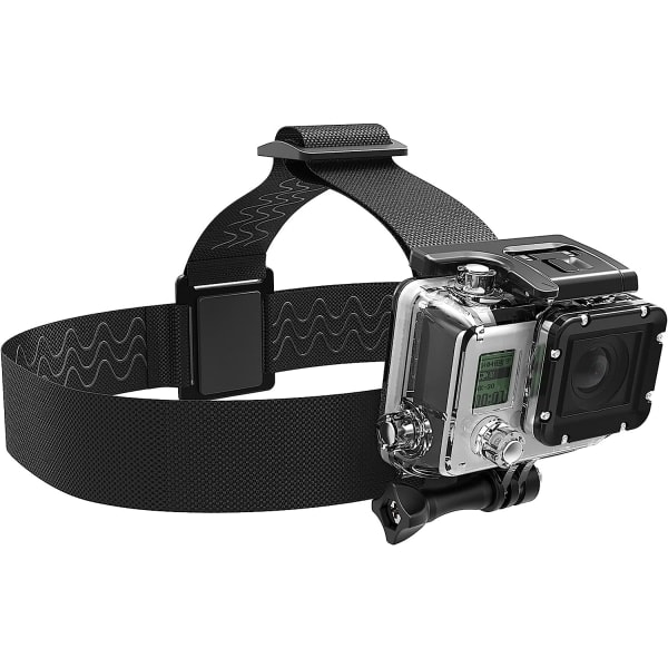 GoPro/Actionkamera Hodebåndsholder, Sportshodefeste Kompatibel med GoPro, DJI, Osmo