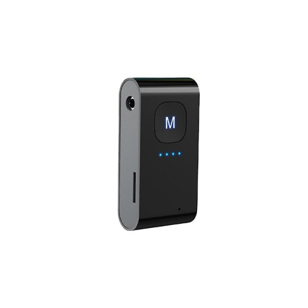 Bluetooth 5.0 sändare mottagare 2 i 1 Bluetooth ljudadapter Bluetooth sändare 3,5 mm Mini bärbar 3,5 mm jack Handsfree-samtal för PC/TV/