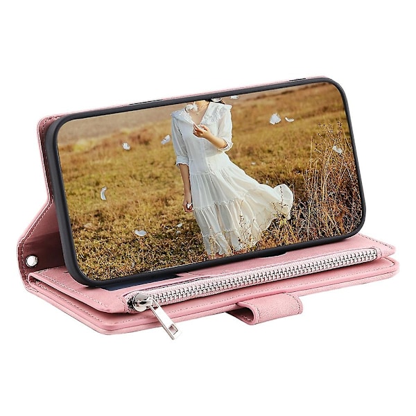 Diamond PU Lær Lommebokveske med Stropp for Samsung Galaxy A55 5G