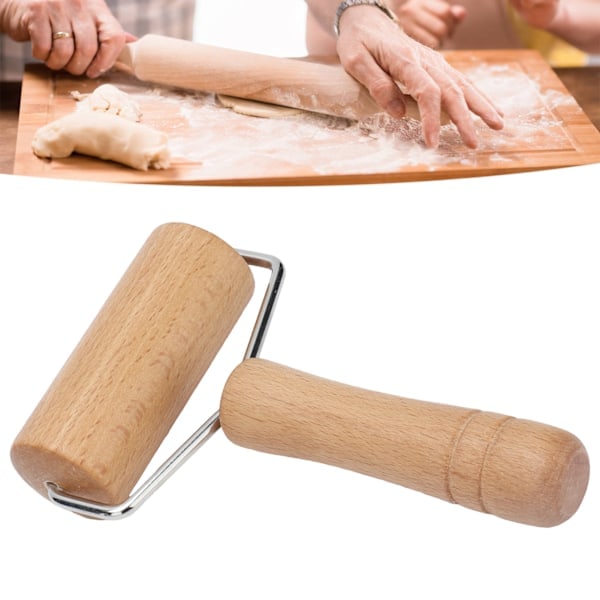 Wooden Rolling Pin for Baking - Perfect for Pizza, Dough, and Pastry - Durable Kitchen Tool