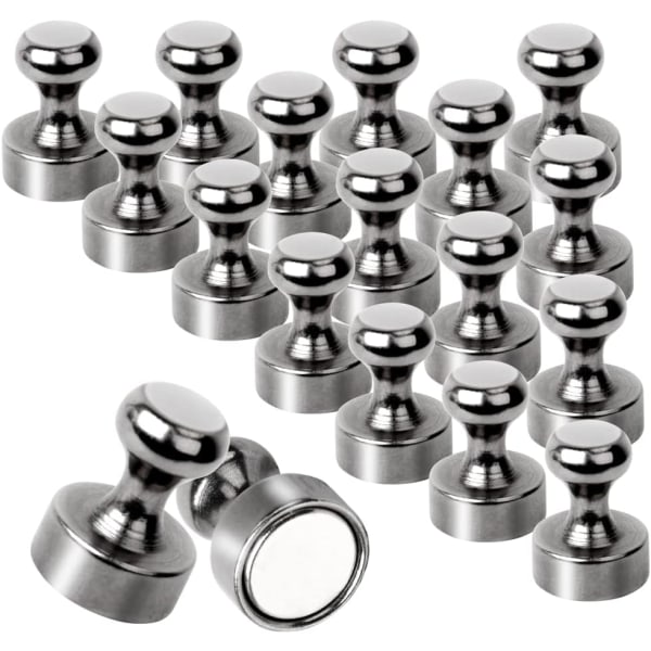 Small strong powerful magnets push pins for whiteboard, magnetic