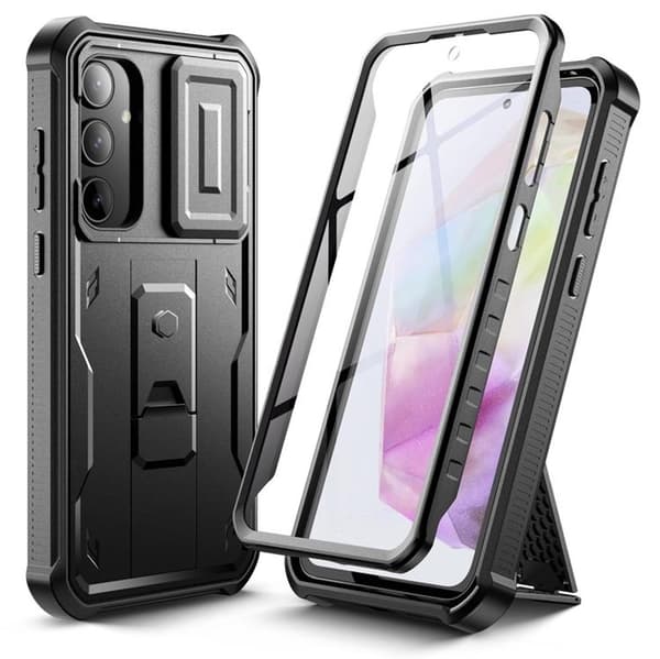 Tech-Protect Galaxy A55 5G Mobilskal Kevlar Cam Plus - Svart 100