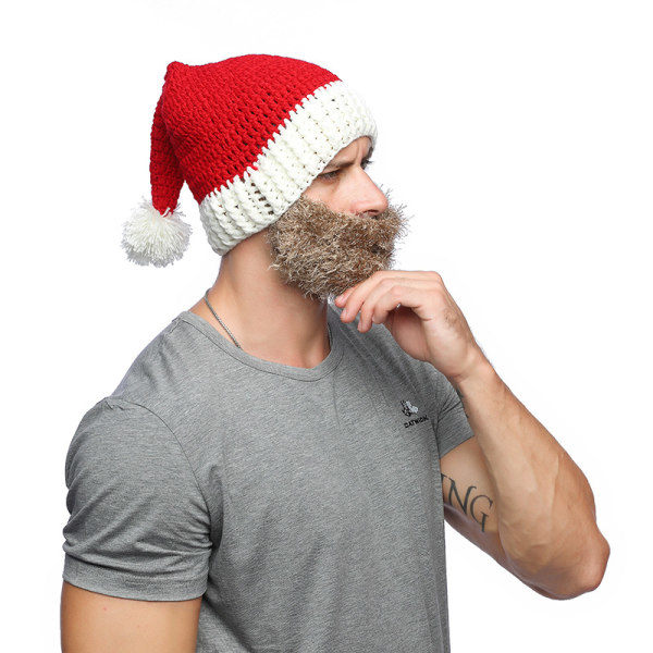 Unisex Christmas Hat Winter Warm Knitted Santa Hat