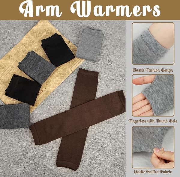 Håndledsbånd - Unisex håndledsbånd - 6 par tommelfingerhuller