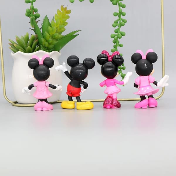 5 stk. Disney Mickey Mouse Figur Mickey Mouse Minnie Anders And Andersine