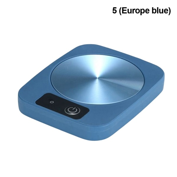 Temperature adjustable electric touch pad coffee mug cup warmer EU220V blue