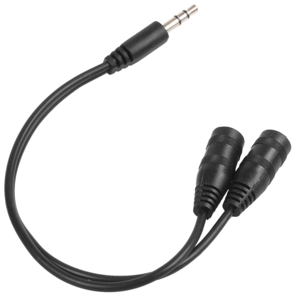 23 cm 3,5 mm kaksoisliitin uros - naaras sovitin liitäntä stereo äänikaapeli ([HK])