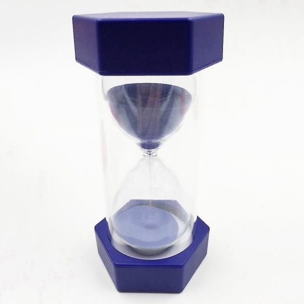 Enkel Hexagon Sand Timglas 8 Minuter Plast Säkerhet Sand Timer Timglas Timglas Gåvor