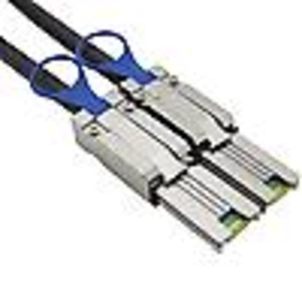 Ulkoinen Mini Sas 26-nastainen Sff-8088 Uros - Sff-8088 Uros -kaapeli, 28awg, Musta, 3.3ft/1m