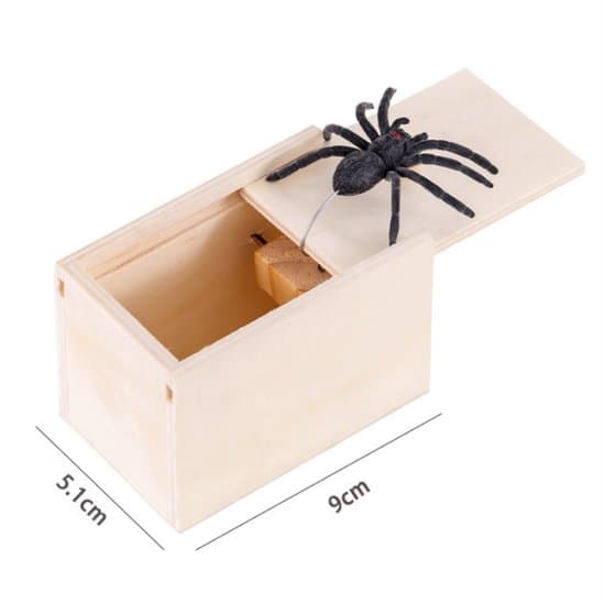 Låtsas Spindel Låda - Mini Spindel Skämt Låda - Bra Presentidé