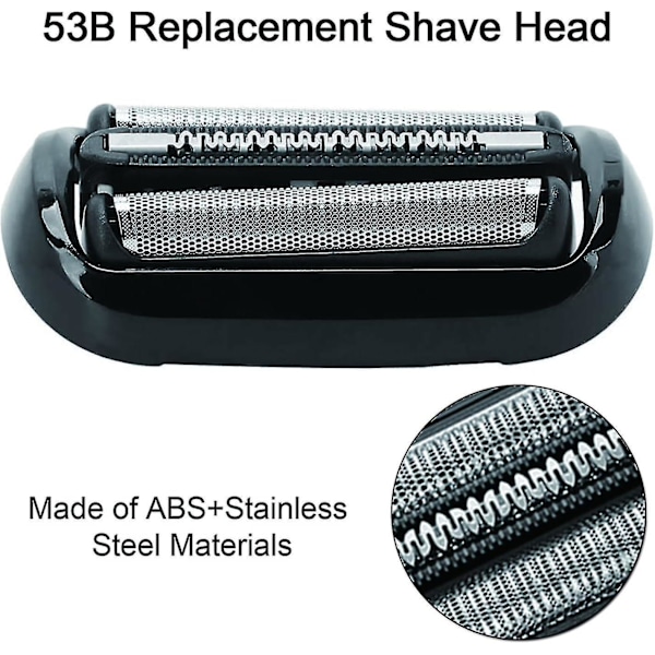 Braun Series 5/6 Elektrisk Barbermaskine Udskiftningshoveder, Egnet til Braun S5 5020cs 5018s 5035s 6075cc 53B73S
