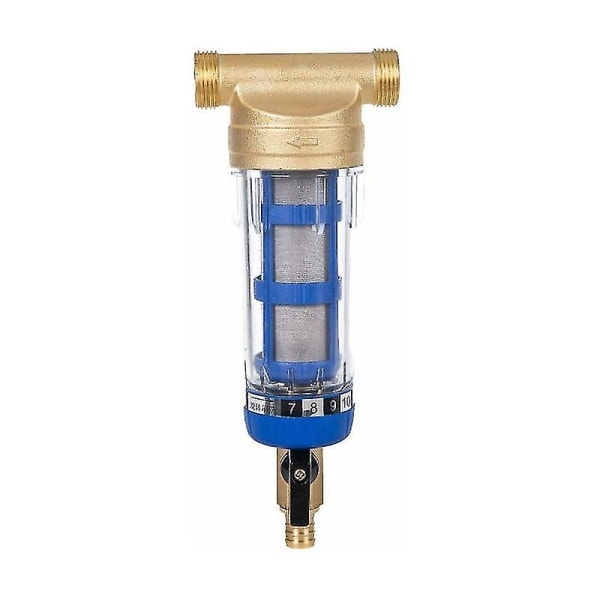 Gjenbrukbar Vannfilter Sediment Vannfilter Vannfilter Ekstern Gjenger Sedimentfilter For Fontene Vann Slange (1/2 Tomme Hanegjenger)