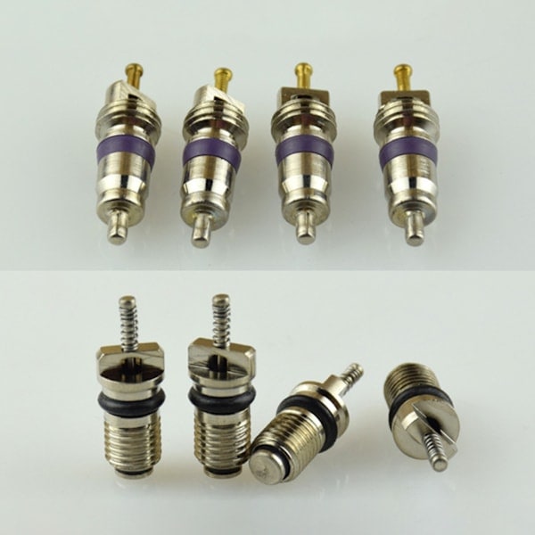 134 stk Schrader Ventiler R12- R134a Sæt Aircondition Schrader Ventil Kerner Auto Køling Schrader Ventil Kerner