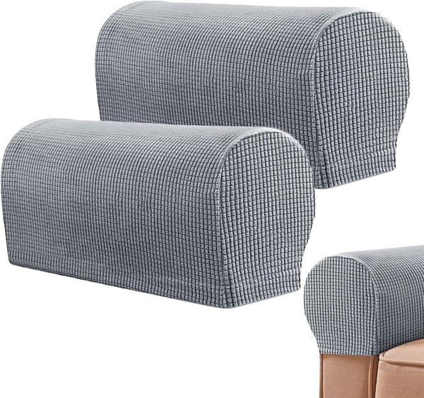 ING Sofa armlæns handsker - To-delt sæt - Lysegrå armlæns handsker