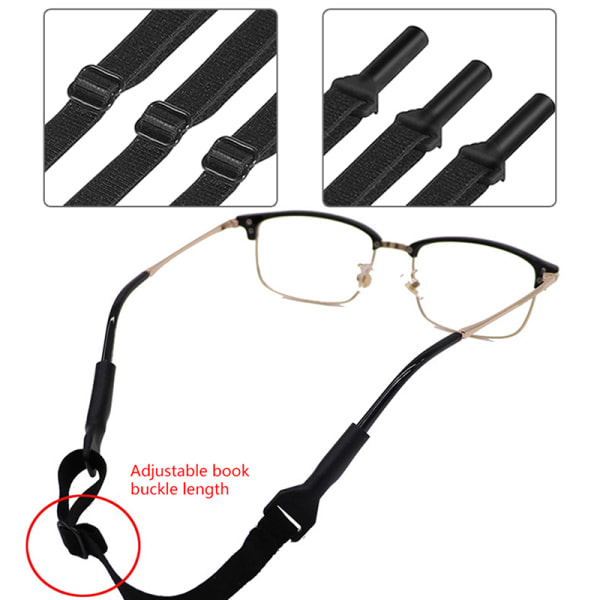 Brillerem med justerbar stropp, ingen hale, øyewear, 1 stk