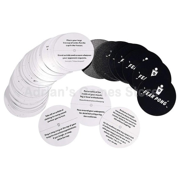Fear Pong Adventure English Version Party Casual Board Game