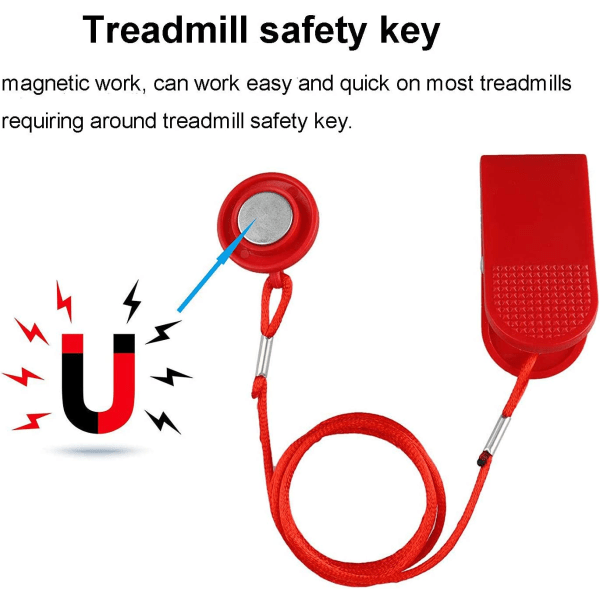 Løpebånd Sikkerhetsnøkkel Universal Løpebånd Magnetisk Lås
