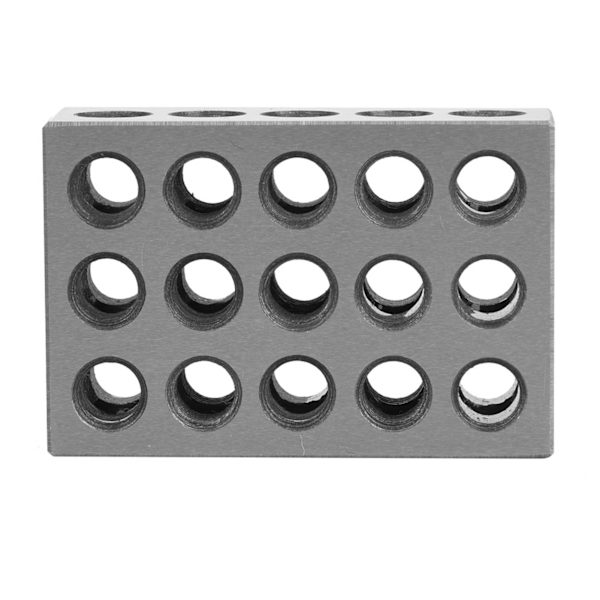 2 st 25x50x75mm block med 23 hål för fräsning, parallella klämblock, Fräsverktygstillbehör