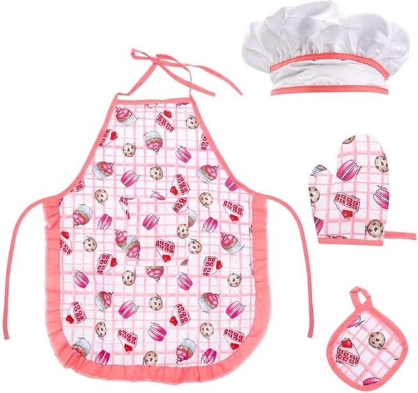 ING Bakeutstyr for barn - Rosa kurv - 23-delt bakeutstyr