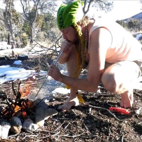 Bitar fickbälg, teleskopisk bälg i rostfritt stål, startverktyg för matlagning, picknick, grillning, jakt, fiske, vandring