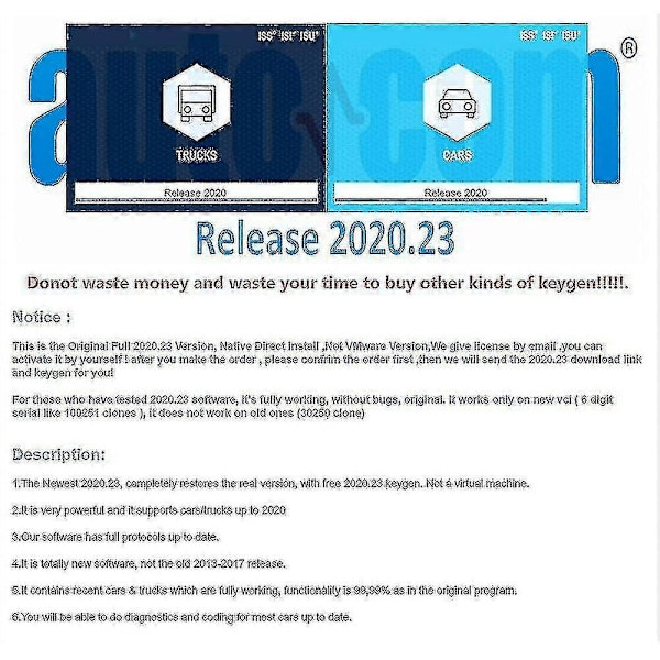 2022 Seneste 2020.23 Med Gratis Keygen Ulåst Software Til Delphis DS150 32GB USB VD Autocoms Pro OBD Bil Lastbil Diagnoseværktøj