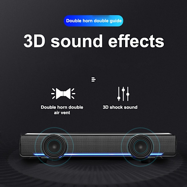Computerhøjttalere Desktop Subwoofer Notebook Multimedia