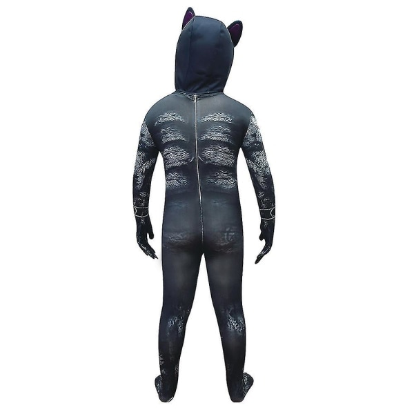 4-13 år Barn Cartoon Cat Cosplay Festkläder 6-7 år