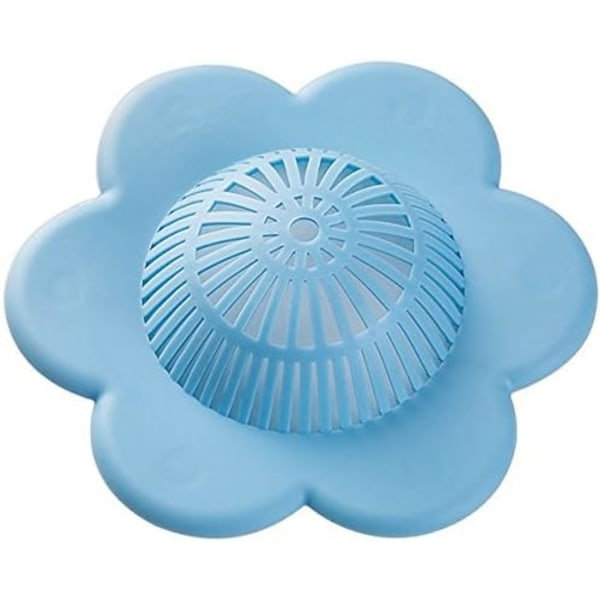 Bad- och duschavloppslock med sugkoppar Simplest hårfångare Mjuk silikon 4 blommor