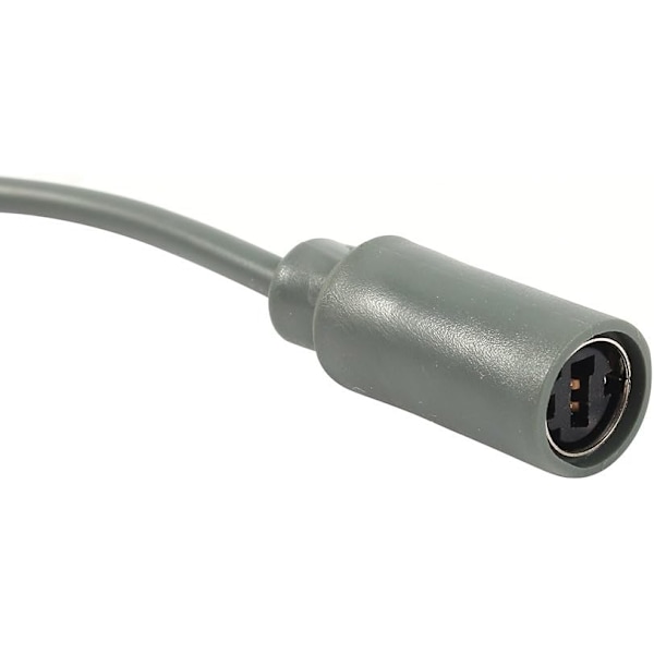 Ledningsstyringskabel for Xbox 360, USB-avbrudd adapterkonverterer erstatning i grå #012