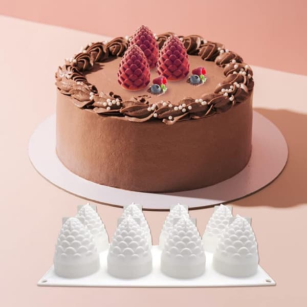 ING 3D Frugt Silikone Mousse Kageform, Chokolade Gelé Dessert, Bageform til Mousse Kage, Dekorativ Form DIY Silikone Bageplade