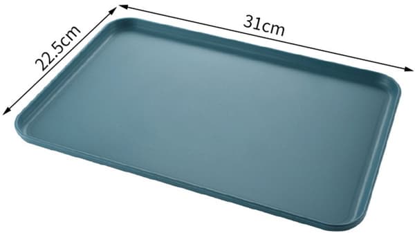 2-pack Plastbrickor - Tallrikar - Små Brickor - Snabbmatsbrickor - Cateringbrickor - 31*22,5 cm