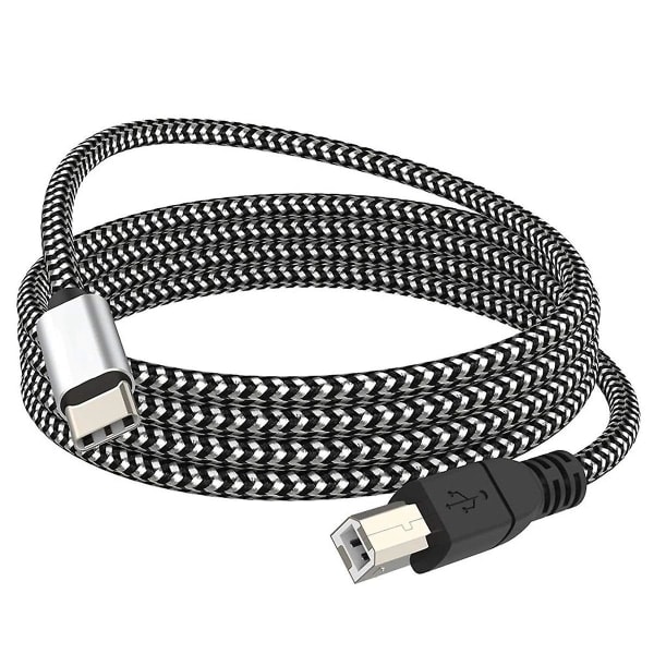 Type C - MIDI-kaapeli Usb C - Usb B 2.0 Tulostinkaapeli Tulostin Skanneri Kaapel Aio, , , Tulostin An([HK])